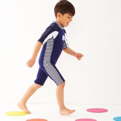 Гидрокостюм-комби Outlet Синий-морской UV Sun &amp; Sea Wetsuit