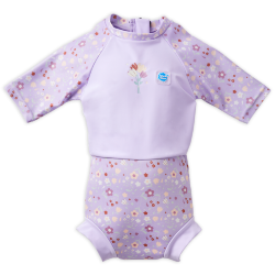 Солнцезащитный комбинезон-подгузник Сиреневая весна Happy Nappy™ Sunsuit