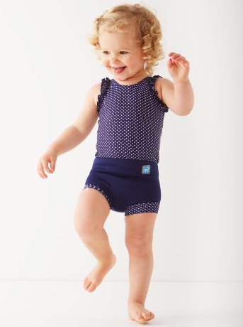 Купальник-подгузник для плавания Синий-морской Happy Nappy™ Costume